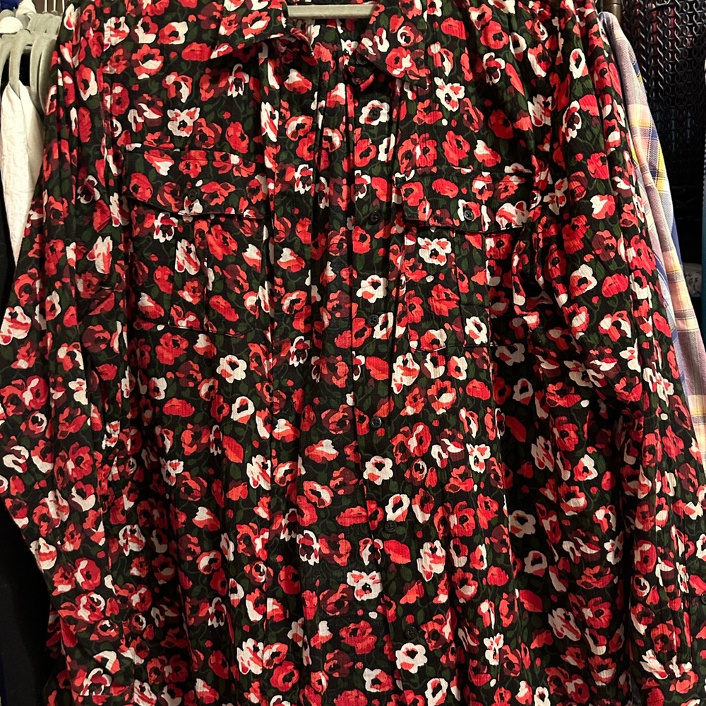 Ralph Lauren “LAUREN” Rose Button Down - XL - Picture 2 of 3